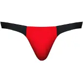 Male Power Bong Thong - L/XL - Red/Black