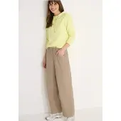 Cecil Dames Broeken met wijde pijpen - Beige - 38