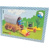 Schleich western cowboy set - De smurfen - Speelset