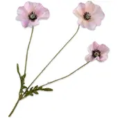 Silk-ka Kunstbloem Klaproos Roze H 81 Cm