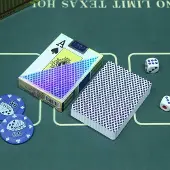 HOT Sports + Toys Pokerkaarten Texas Hold'em 100% kunststof