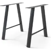 En.casa Tafelonderstel set Hullem A vorm 72x70 cm zwart []
