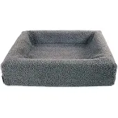 Bia bed premium hoes teddy grijs 85x70x15 cm