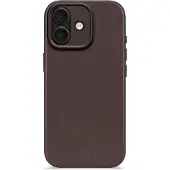 Decoded Leather Backcover MagSafe voor de Apple iPhone 17 - Chocolate Brown