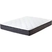 Beliani JOY - Pocketveringmatras - Wit - 140 x 200 cm - Bamboestof