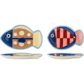 Bloomingville Willy Side Plate 2-pack - Kleine borden Steengoed Multi - 82063207