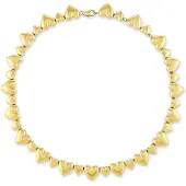 Copenhagen Studios Ketting 'Puffy Hearts' goud