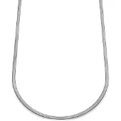 Lucleon Essentials | 4 mm Zilverkleurige Ketting met Visgraatschakels