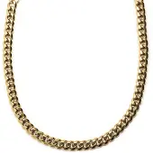 Lucleon 14 mm Goudkleurige Stalen Ketting