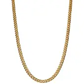 Lucleon 6 mm Goudkleurige Schakel Ketting