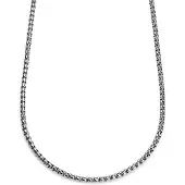 Lucleon Essentials | 5 mm Zilverkleurige Ketting met Gebogen Venetiaanse Schakels