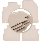 Carlux PREMIUM beige vloermatten voor: Opel Signum Kombi 2003-2008