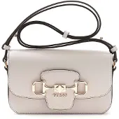 GUESS schoudertas Janie Convertible Xbody Flap Stone beige