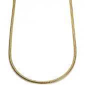 Lucleon Essentials | 5 mm Goudkleurige Ketting met Slangenschakels