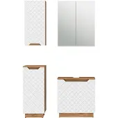 Vicco Badkamermeubelset Lotta Wit 4-delig, Model 59484