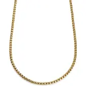 Lucleon Essentials | 5 mm Goudkleurige Ketting met Gebogen Venetiaanse Schakels