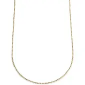 Lucleon Essentials | 2,5 mm Goudkleurige Ketting met Bolletjes Schakels