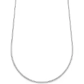 Lucleon Essentials | 2 mm Zilverkleurige Ketting met Visgraatschakels