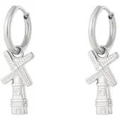 Yehwang Dutch Breeze oorbellen Zilver