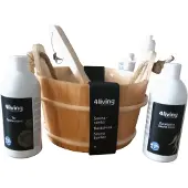 4Living 4-living Sauna emmer + lepel + geuren
