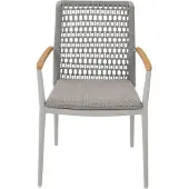 Siena Garden Cortina dining tuinstoel stapelbaar 4 stuks