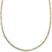 Lucleon Essentials | 2 mm Goudkleurige Ketting met Figaro Schakels
