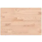 vidaXL Wastafelblad 60x40x1,5 cm massief beukenhout