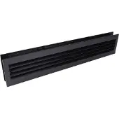 Starx Badkamerrooster | | 45.5 x 9 cm (2-delig, Zwart)