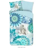 Hip dekbedovertrek Seppo - flanel - 1-persoons (140x220 + 60x70cm)