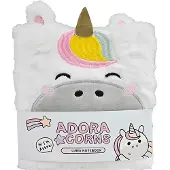 Puckator Notitieboekje/Dagboekje Fluffy - Unicorn / Eenhoorn Adoracorns - Pluche - Gestyled&Gelinieerd - 17x15x2cm