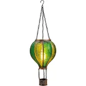 Anna's Collection Solar Hanglamp Luchtballon Groen D 14 H 45 Cm