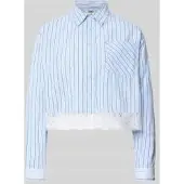 ONLY Boxy fit Blouse met lange mouwen van puur katoen Model 'KHALIDA'
