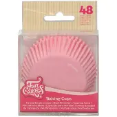 Funcakes Baking Cups - Licht Roze - 48 Stuks - Cupcake Vormpjes Papier