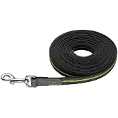 Hunter - Trackingleash Visby Super Grip - Hondenriem Länge 5 m - Breite 2,0 cm, geel