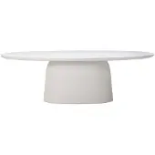 Giga Meubel Tuintafel Myrna Ovaal Wit 240cm
