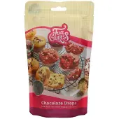 Funcakes Chocolade Drops - Puur - 350g - Bakvaste Chocolade