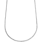 Lucleon Essentials | 3 mm Zilverkleurige Ketting met Bolletjes Schakels