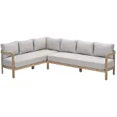 Garden Impressions Sirocco lounge dining set 2-delig links - grey sand