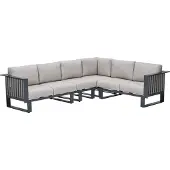 Garden Impressions Gabon loungeset hoek 4-delig rechts - sandstone