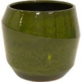 Ter Steege Bloempot-Plantenbak Keramiek Groen-Multicolour D 43 cm H 39 cm