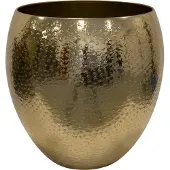 Ter Steege Bloempot Selena Metaal Goud D 31 cm H 30 cm