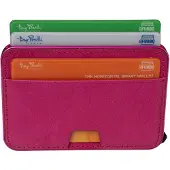 Tony Perotti Furbo EVO RFID leren Pasjeshouder rmet Magsafe - Fuchsia