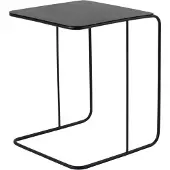 CALICOSY Bijzettafel met metalen blad h46 cm owen