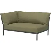 Houe LEVEL 2 Hoekbank Kussen links Aluminium frame