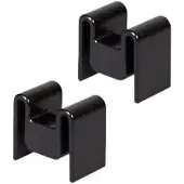 Bonton Circubin Aansluitset voor afvalbak - kunststof - B 15 x D 23 x H 22 mm - antraciet -2 koppelstukken