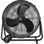 CasaFan DF600 Eco IP54 SL Vloerventilator 123 W (Ø x h) 65 cm x 77 cm Zwart (mat) Zwenkbaar