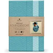 Bella Donna zomerdeken 260x220 Ijsblauw 0302