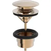 Hansa - Afvoerplug, Push-Open, geborsteld brons 0764010081