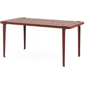 TIPTOE Midi Buitentafel Brick Red | 6 seater