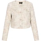Faina Blazers lichtblauw / bruin / wit